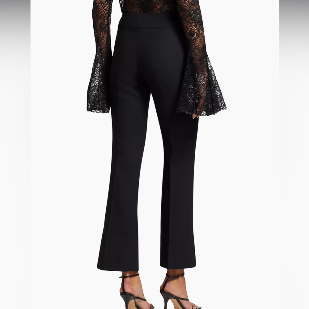 NWT $398.00 Frame lace up Black trouser Pants size 2 - Picture 2 of 13